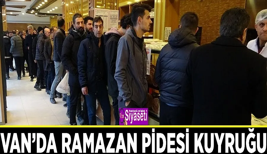 Van’da Ramazan pidesi kuyruğu