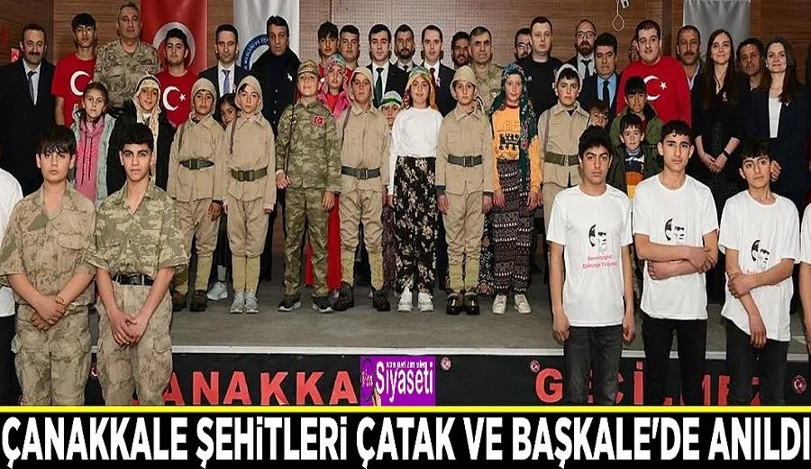   Çanakkale şehitleri Çatak ve Başkale