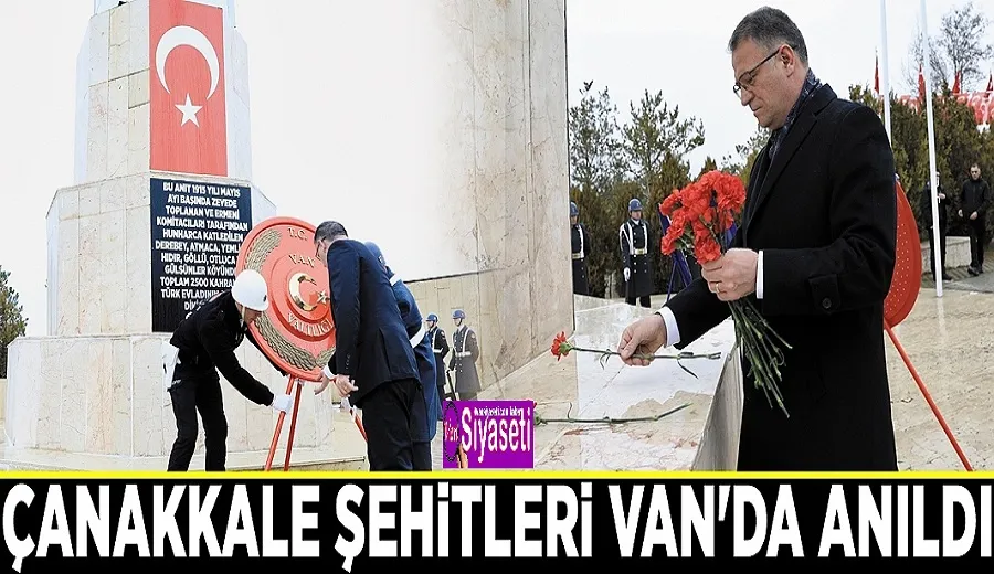 Çanakkale şehitleri Van