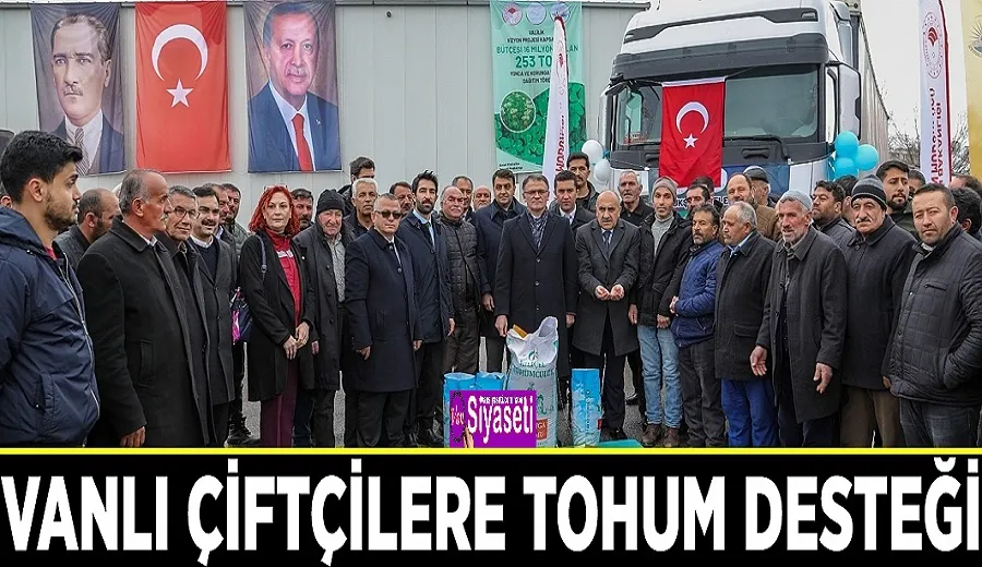 Vanlı çiftçilere tohum desteği