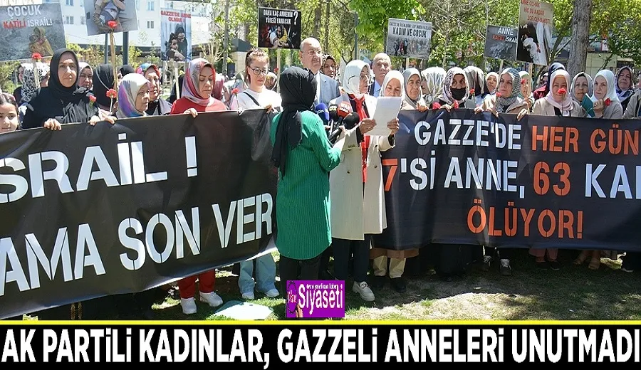 AK Partili kadınlar, Gazzeli anneleri unutmadı