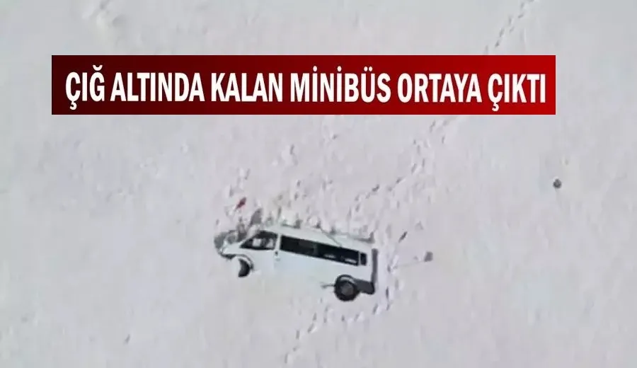 4 ay çığ altında kalan araç ortaya çıktı