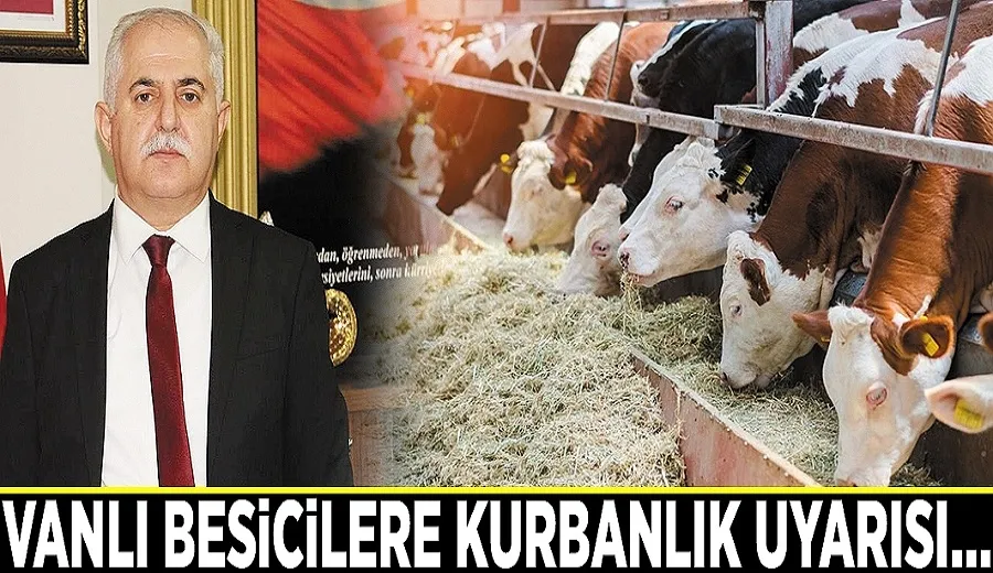 Vanlı besicilere kurbanlık uyarısı…