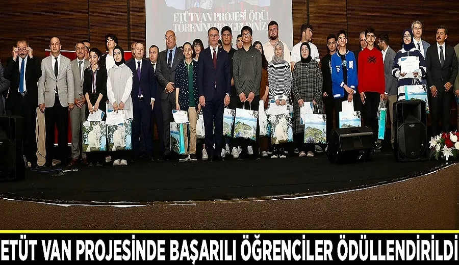 Etüt Van Projesinde başarılı öğrenciler ödüllendirildi
