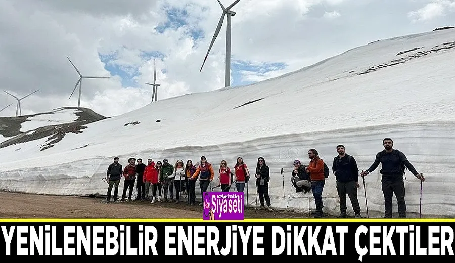 Yenilenebilir enerjiye dikkat çektiler
