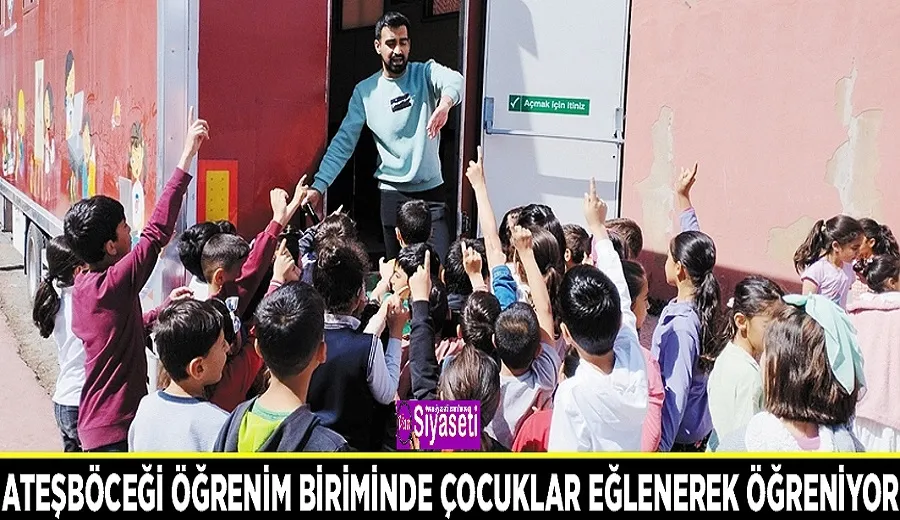 Ateşböceği öğrenim biriminde çocuklar eğlenerek öğreniyor