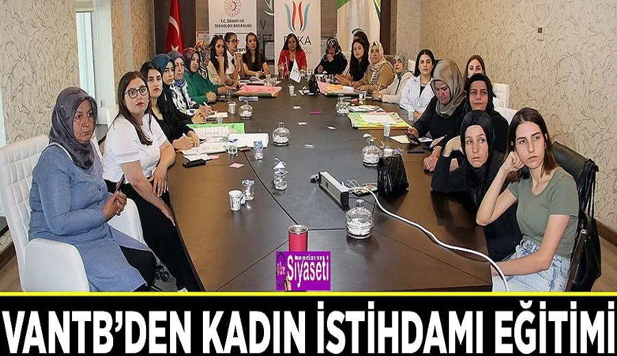VANTB’den kadın istihdamı eğitimi