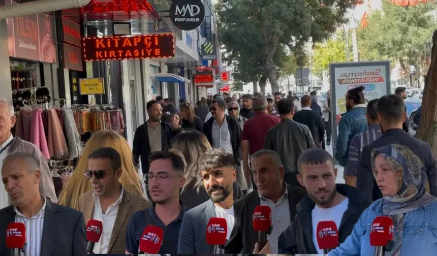 Vanlılar şehrin sorunlarını sıraladı: Trafik, işsizlik, temizlik…