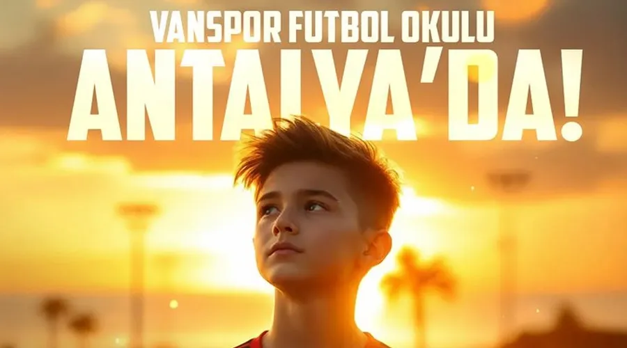 Vanspor Futbol Okulu Antalya’da Açılıyor: Yeni Yetenekler İçin Büyük Fırsat!