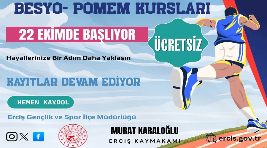 Erciş’te BESYO ve POMEM Hazırlık Kursları Başladı!