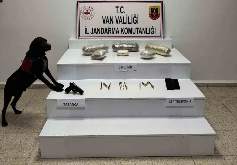 Van’da 4 kilo 311 gram skunk ele geçirildi