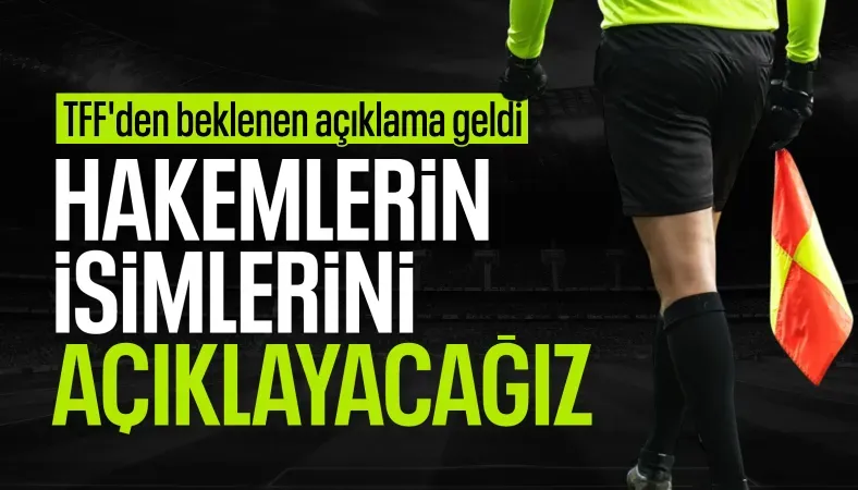 Mecnun Otyakmaz: Hakemlerin adları açıklanacak