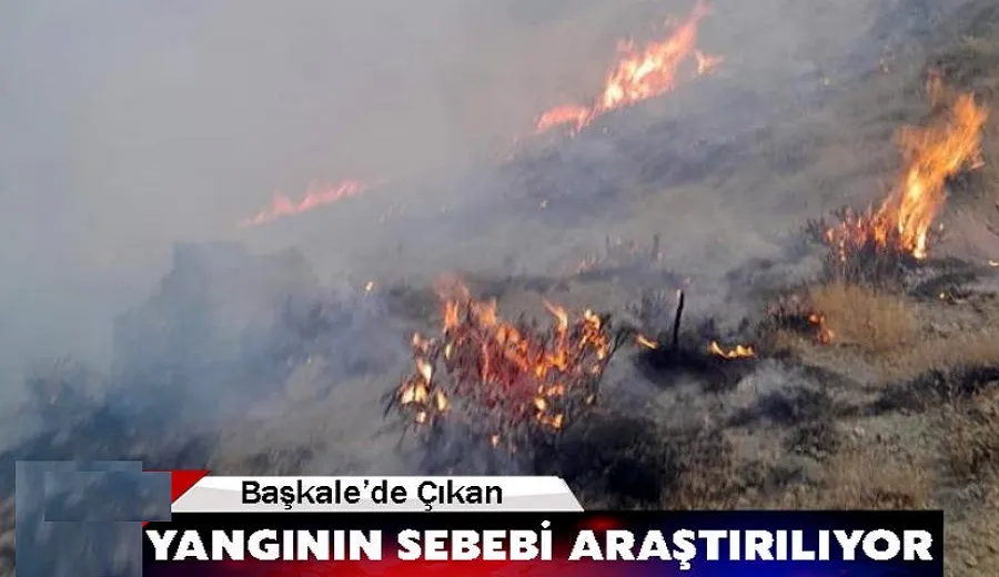 Başkale’de Çıkan Yangının Sebebi Araştırılıyor