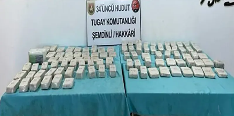 Sınırda Operasyon; 102 Kilo Yasaklı Madde Ele Geçirildi