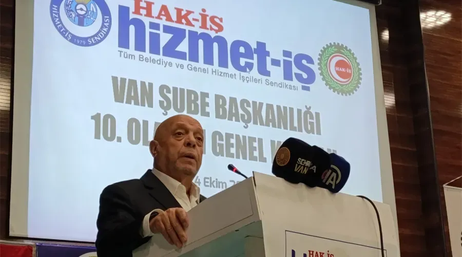 Hak-İş Genel Başkanı Mahmut Arslan: 