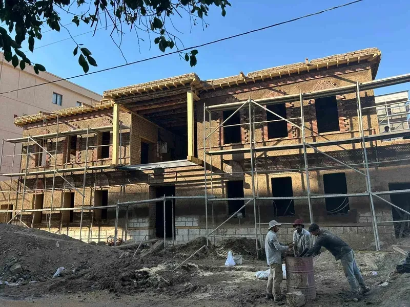 Tahir Paşa Konağı’nda çalışmalar yüzde 85’e ulaştı