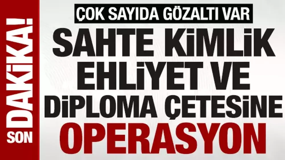 Sahte e-imza çetesine operasyon: Ankara merkezli 22 ilde 92 kişi gözaltında
