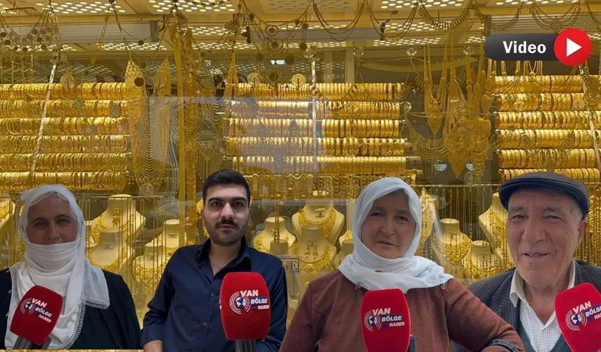 Altın Fiyatları El Yakıyor: Vanlılar Mecburen Alıyor