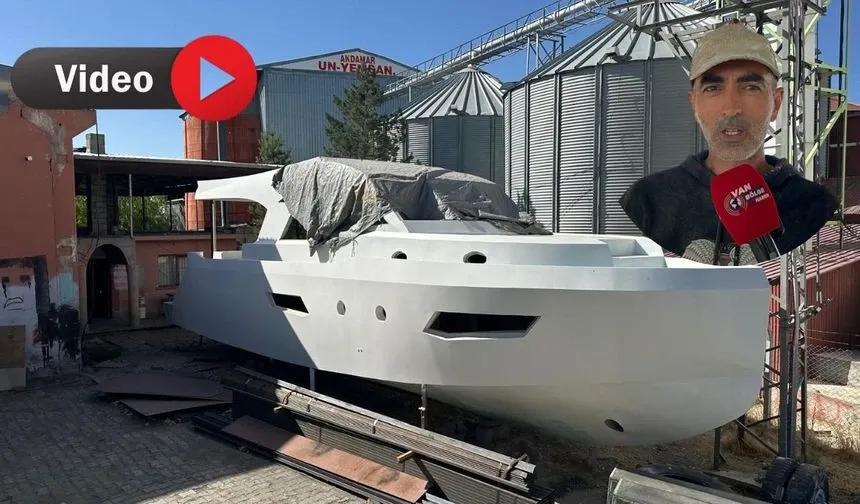 Van’ın İlk ve Tek Tersanesi: Türkiye’nin Her Yerine Gemi üretiyor
