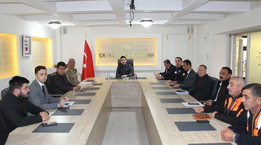 Çatak Kışa Hazır: Kaymakam Kılıç Başkanlığında Kritik Kış Tedbirleri Toplantısı Yapıldı