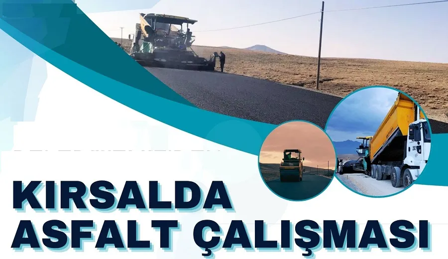 VAN BÜYÜKŞEHİR BELEDİYESİN’DEN KIRSALDA ASFALT ÇALIŞMASI