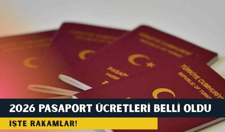2026 pasaport ücretleri belli oldu! İşte rakamlar...