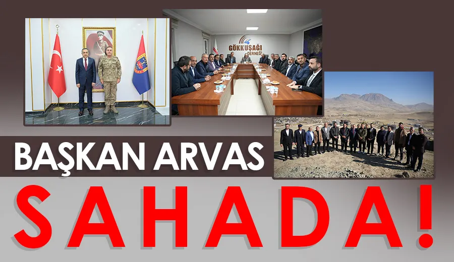 Başkan Arvas Sahada