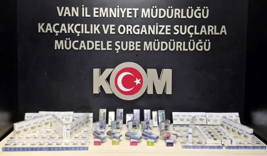 Van’da çok sayıda gümrük kaçağı malzeme ele geçirildi