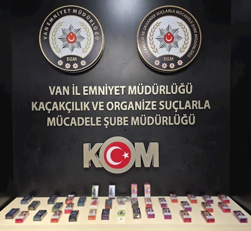  Van’da çok sayıda gümrük kaçağı malzeme ele geçirildi