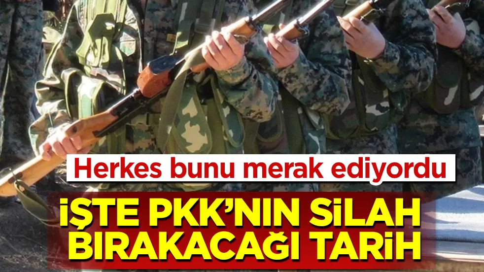 Herkes bunu merak ediyordu! İşte PKK’nın silah bırakacağı tarih