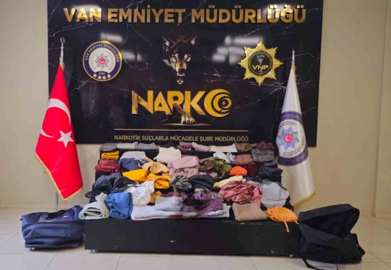  Van’da pes dedirten uyuşturucu kaçakçılığı yöntemi
