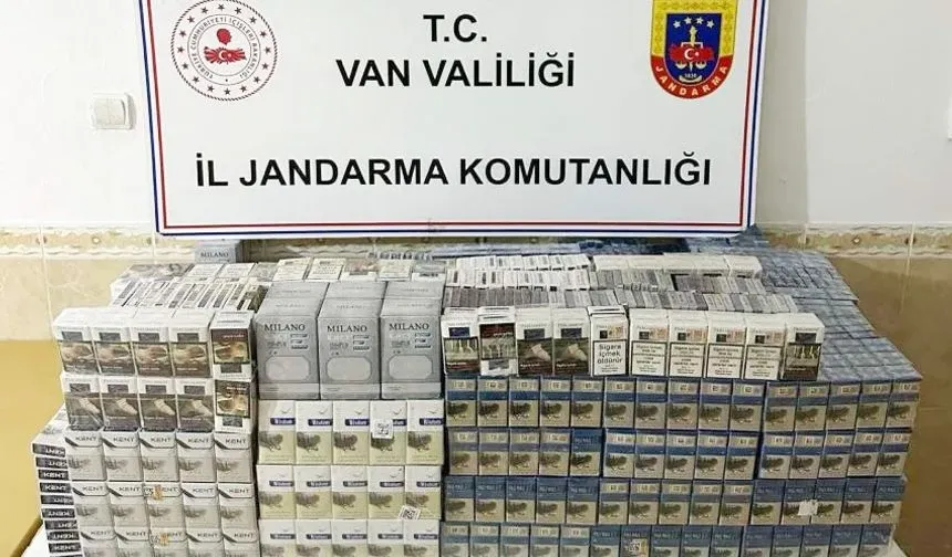 Van’da kaçak sigara ve tüfek ele geçirildi