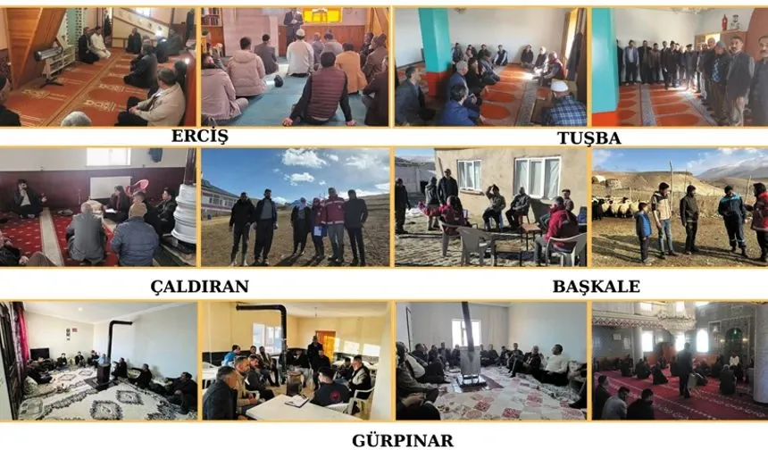 Tarım ekipleri 233 çiftçiyi bilgilendirdi