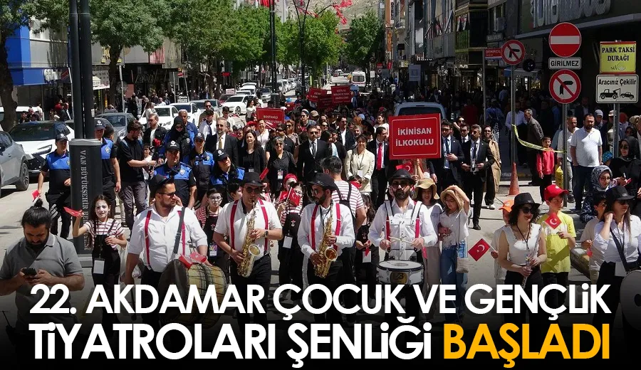 22. Akdamar Çocuk ve Gençlik Tiyatroları Şenliği Başladı
