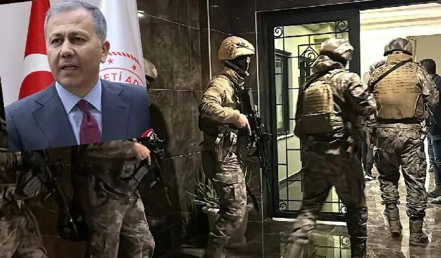 Van dahil 58 ilde suçlulara operasyon
