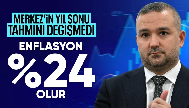 TCMB’nin 2025 yıl sonu enflasyon tahmini: Yüzde 24