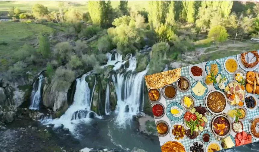Van Kahvaltı Günü etkinliği Muradiye Şelalesi