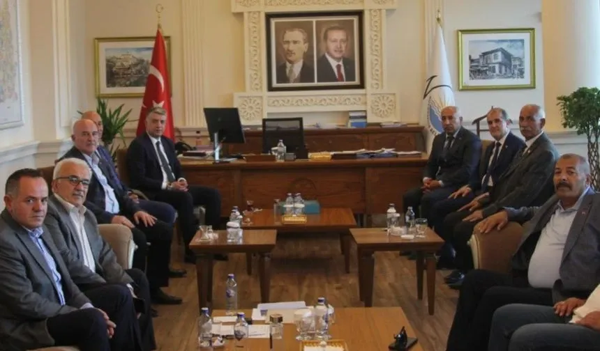 Güngöralp’ten, Genel Sekreter Akhan’a ziyaret