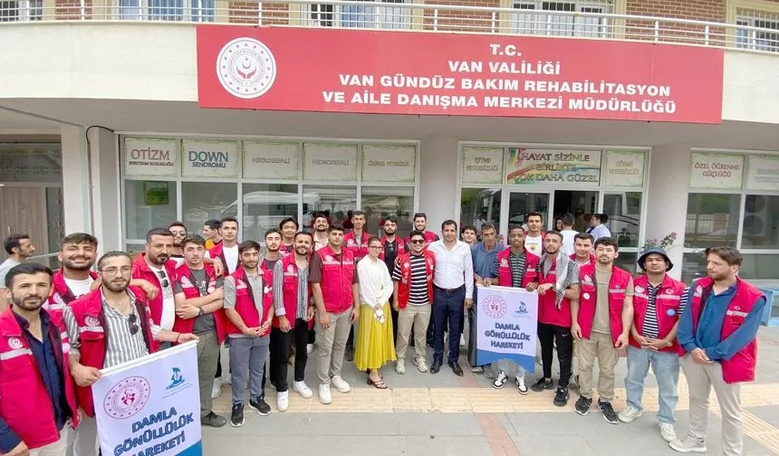 Damla Gönüllüleri Van’da Sahada