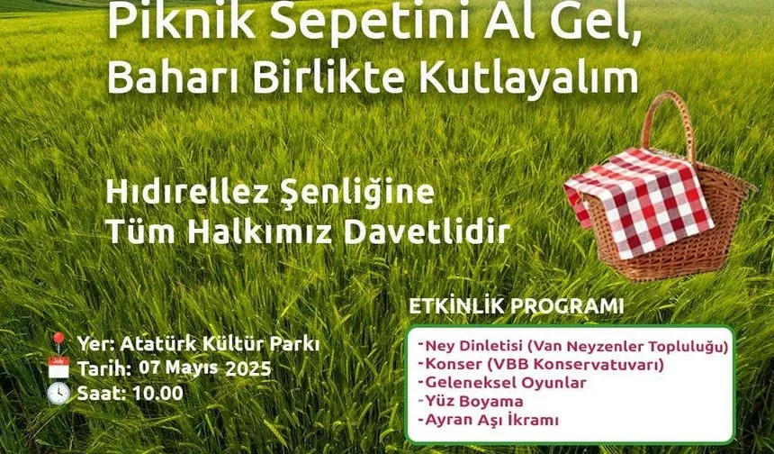 Van’da Hıdırellez etkinliği düzenlenecek