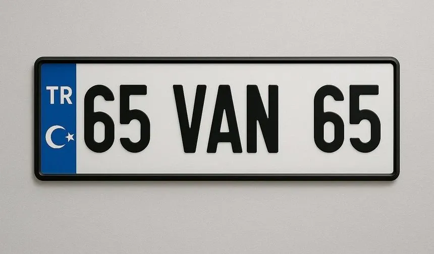 Van’da “65 VAN 65” Özel Plakası Açık Artırmayla Satışta!