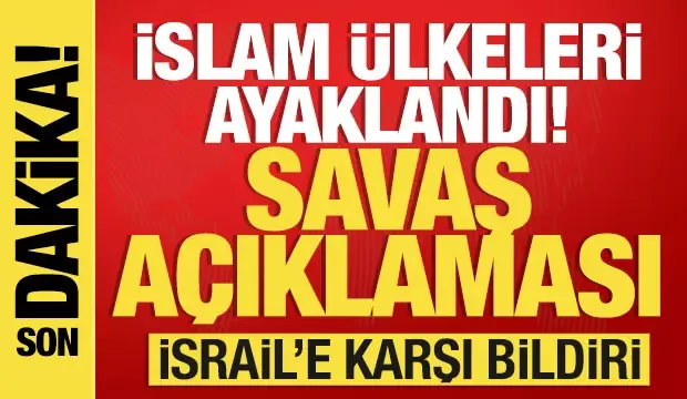 İslam İşbirliği Teşkilatı ayaklandı! israil