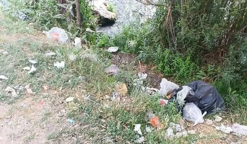 Dönemeç Şelalesi Çöplüğe Döndü: Vatandaşlardan Temizlik Çağrısı