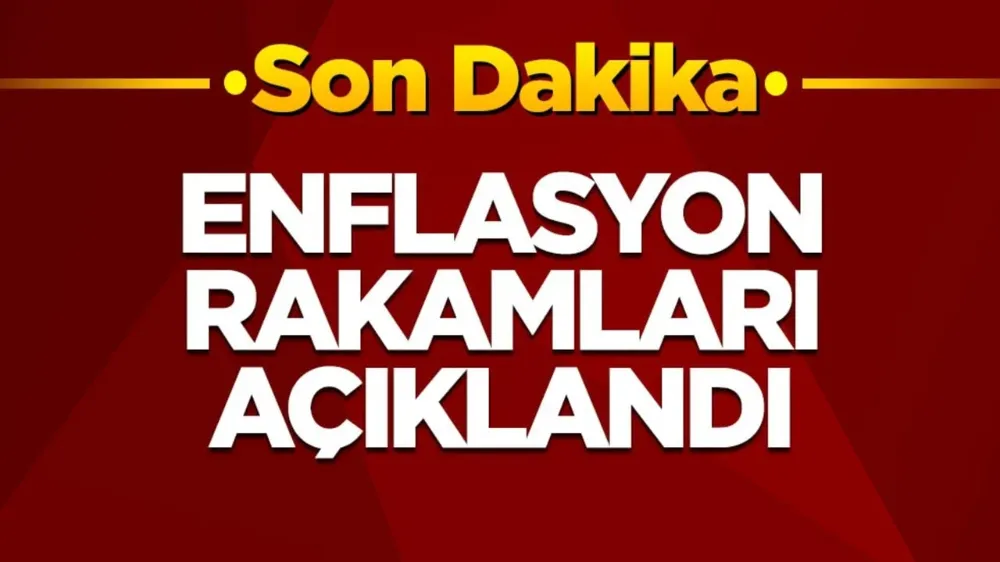 Enflasyon rakamları açıklandı
