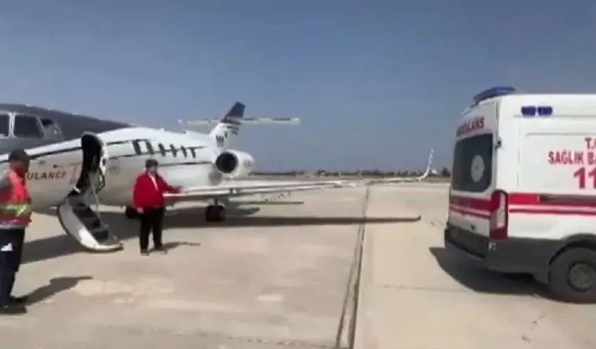 14 yaşındaki çocuk ambulans uçak ile Van’dan Ankara’ya sevk edildi!