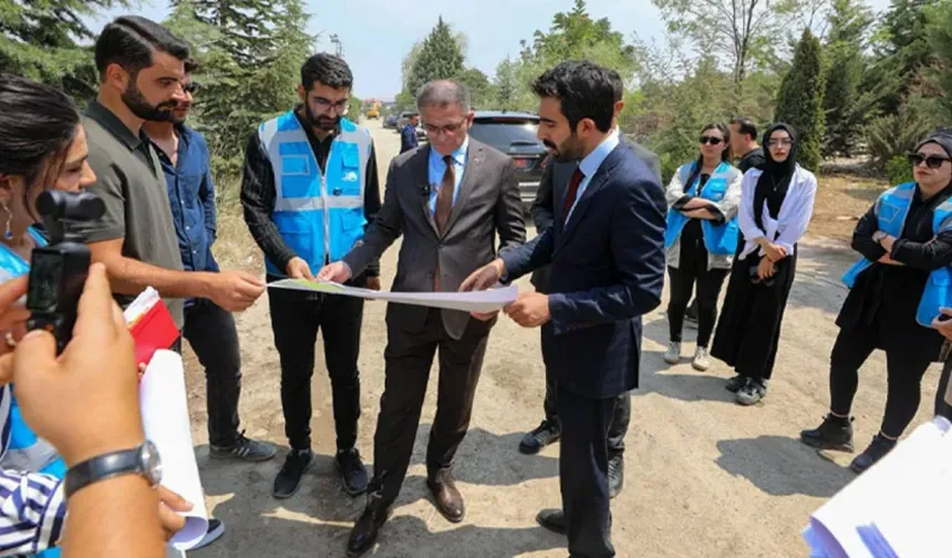 Vali Balcı, Yeni Millet Bahçesi Alanında İncelemelerde Bulundu