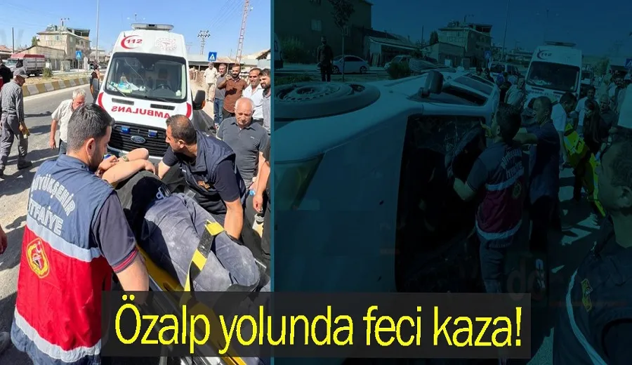 Özalp yolunda feci kaza!