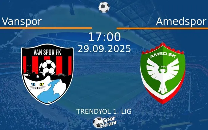 Vanspor-Amedspor Maçı Ne Zaman, Nerede ve Hangi Kanalda Yayınlanacak?