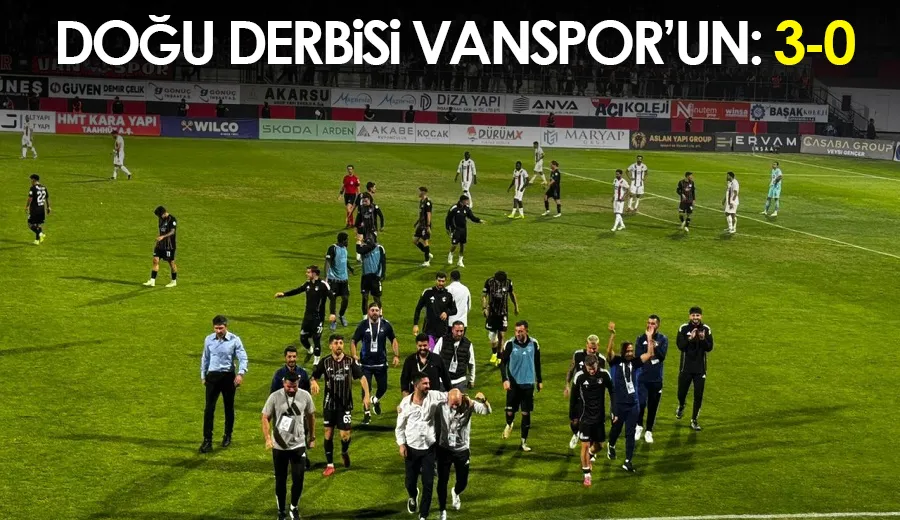 Doğu derbisi Vanspor’un: 3-0