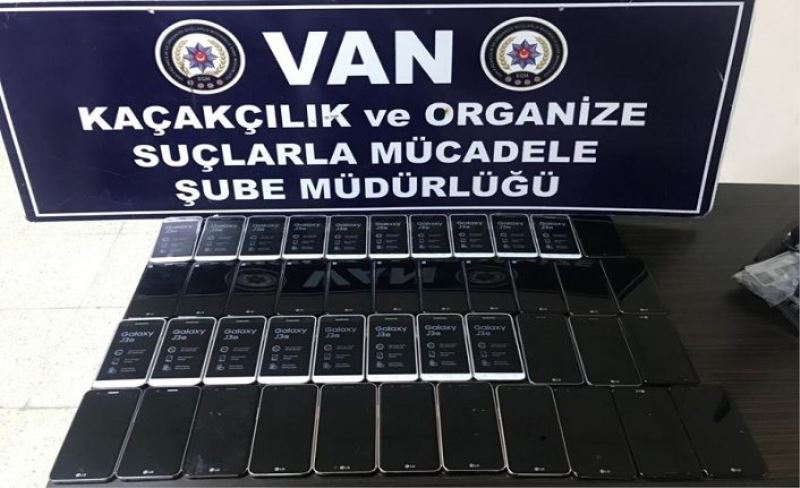 44 adet Kaçak Cep Telefonu ele geçirildi